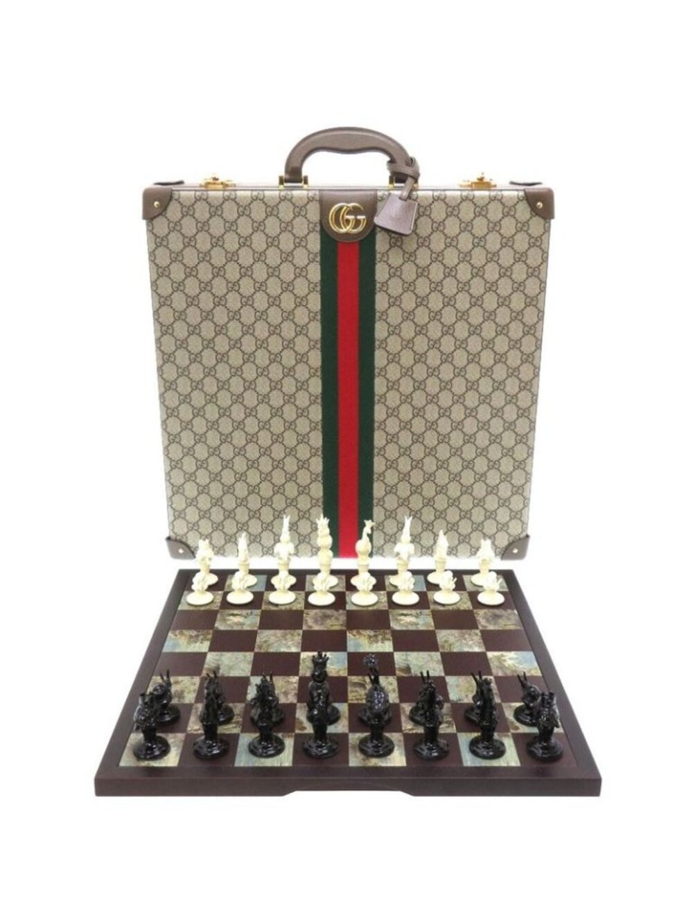 Gucci Chess Board GG Supreme Beige Toy